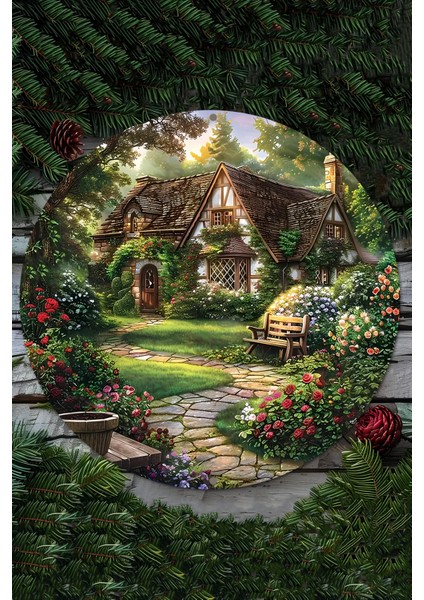 Doğanın Huzurunu Evinize Taşıyın! Uv Baskı Mdf Duvar Süsü – 33X33 cm & 20X20 cm DT237 fiyatları