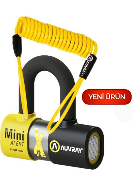 Motosiklet Mını Extrem Alarmlı Disk Kilidi - Sra Onaylı