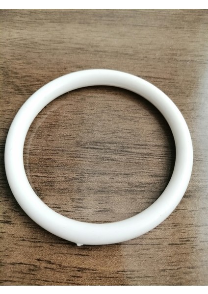 Plastik Lif Halkası 8cm Beyaz 8 Adet