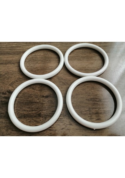 Plastik Lif Halkası 8cm Beyaz 8 Adet modelleri