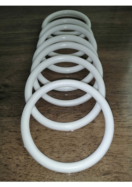 Plastik Lif Halkası 8cm Beyaz 8 Adet fırsatları