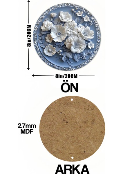 Dekorasyonda Estetik ve Kaliteyi Bir Arada Sunan Uv Baskı Mdf Duvar Süsü – 33X33 cm & 20X20 cm DT228 indirimleri