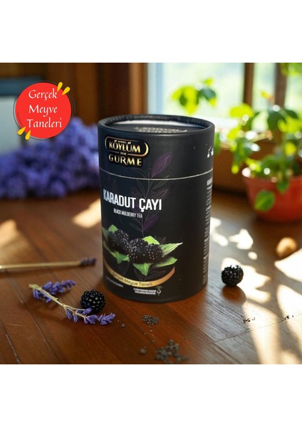 Amasya Karadut Çayı 250 gr – Bitki Çayı, Gerçek Meyve Taneli Silindir Kutu fiyatları