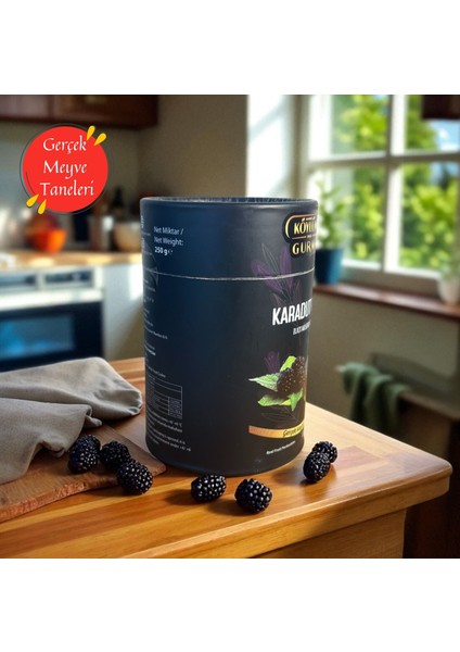 Amasya Karadut Çayı 250 gr – Bitki Çayı, Gerçek Meyve Taneli Silindir Kutu modelleri