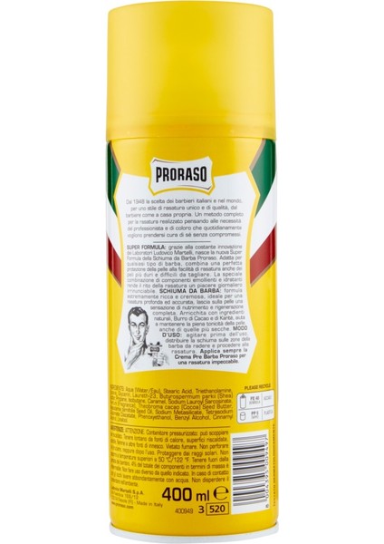 Kakao Yağı ve Shea Yağı Içeren Besleyici Tıraş Köpüğü 400 ml fiyatları