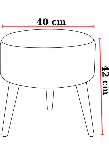 Berjer + Puf Set - Welsoft Yumuşak Kumaş - Doğal Ahşap Ayak - Gül Kurusu modelleri