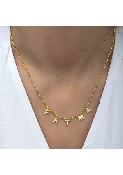 Kişiye Özel Isimli Gümüş Kolye | 925 Ayar Gümüş | Özel Gün Hediyesi | Patentli Ürün