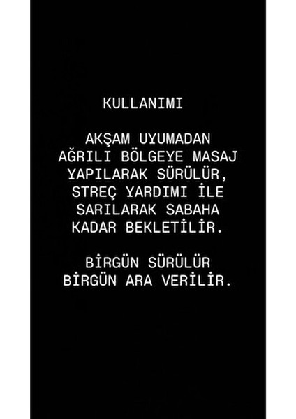 Ağrı Kesici Krem 105ML Eklem, Diz, Boyun, Bacak Ağrılarında Etkilidir modelleri