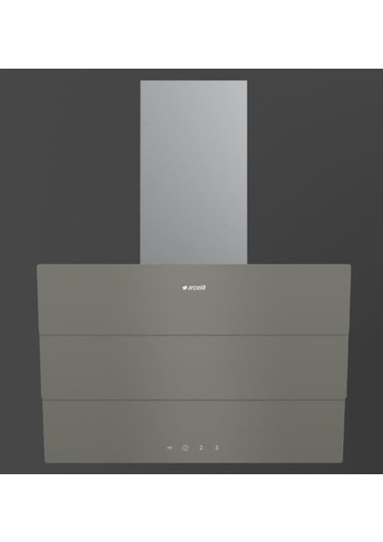 Ade 605-3 G Ankastre Duvar Tipi Davlumbaz Gri