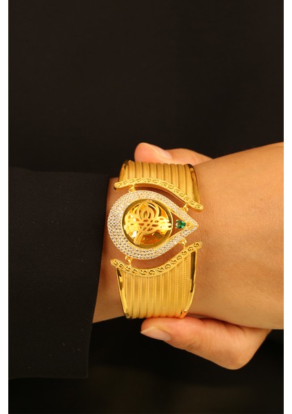 Rize Tuğralı Kelepçe Altın Bilezik CGKKLP0161 fiyatları