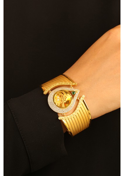 Rize Tuğralı Kelepçe Altın Bilezik CGKKLP0161 fırsatları