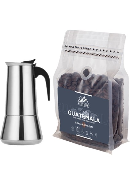 Outdoor Kahve Tanışma Seti Moka Pot Kahve Demleme ve Guatemala|filtre KAHVE|250G