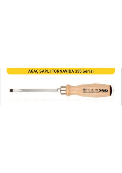 Ağaç Saplı Tornavida 10X175 335 Serisi Ngy Store