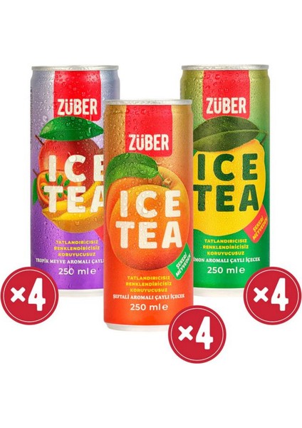 Zuber Karma Ice Tea Paketi 250ML x 12 Adet