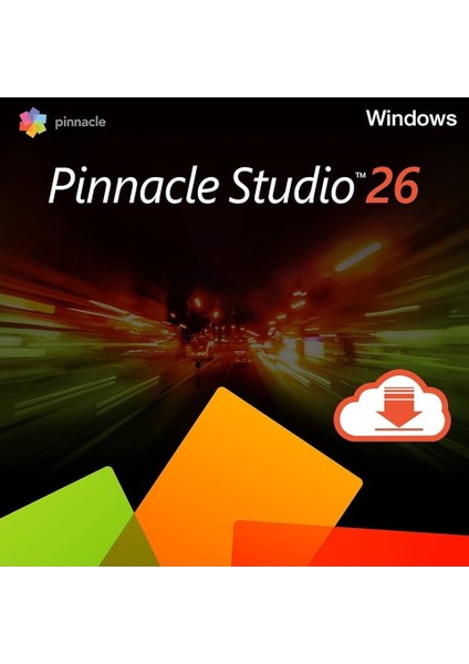 Pinnacle Studio 26⁠ (Windows) - 1 Pc Süresiz Dijital Kod