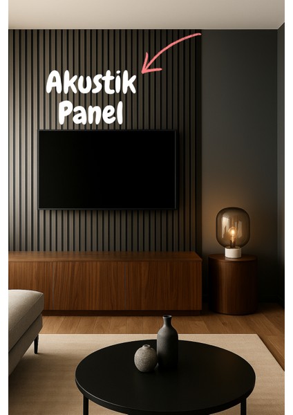 Mdf Tabanlı Çıtalı Duvar Paneli 24X280 cm – Akustik Dekoratif Panel | 8 mm Kalınlık fiyatları