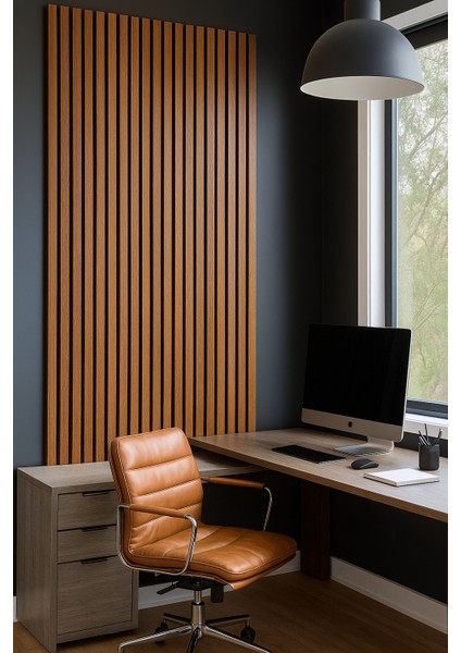 Mdf Tabanlı Çıtalı Duvar Paneli 24X280 cm – Akustik Dekoratif Panel | 8 mm Kalınlık indirimleri