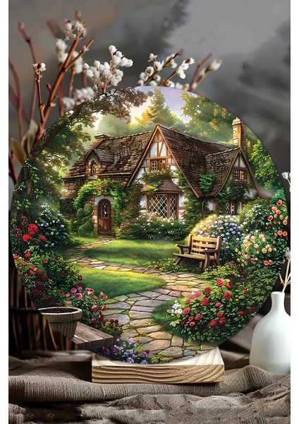 Doğanın Huzurunu Evinize Taşıyın! Uv Baskı Mdf Duvar Süsü – 33X33 cm & 20X20 cm DT237 modelleri