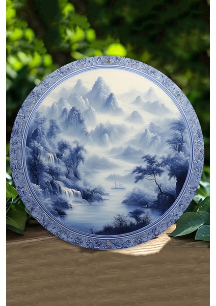 Manzara Temalı, Sanatsal Görünümlü Uv Baskı Mdf Duvar Süsü – 33X33 cm & 20X20 cm DT226