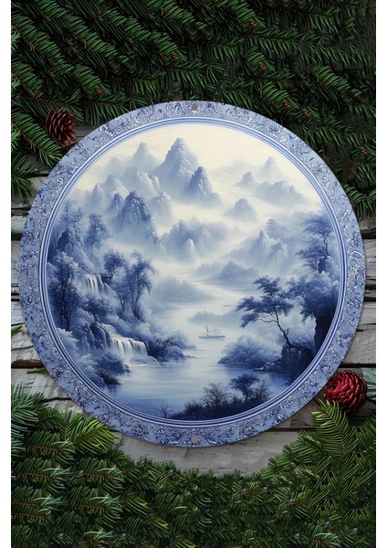 Manzara Temalı, Sanatsal Görünümlü Uv Baskı Mdf Duvar Süsü – 33X33 cm & 20X20 cm DT226 fiyatları