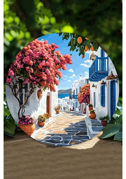 Evinize Ege’nin Ruhunu Getirin! Uv Baskı Mdf Duvar Süsü – 33X33 cm & 20X20 cm DT223