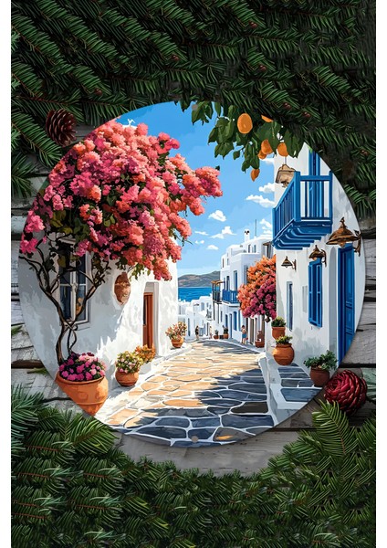 Evinize Ege’nin Ruhunu Getirin! Uv Baskı Mdf Duvar Süsü – 33X33 cm & 20X20 cm DT223 fiyatları