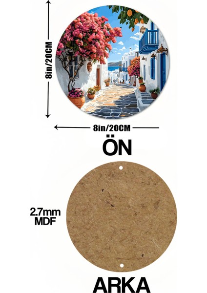 Evinize Ege’nin Ruhunu Getirin! Uv Baskı Mdf Duvar Süsü – 33X33 cm & 20X20 cm DT223 indirimleri