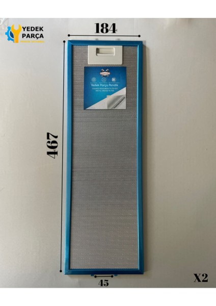 Siemens Uyumlu LI28232TR Davlumbaz Metal Yağ Filtresi Seti