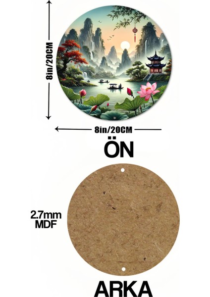 Evinizin Duvarlarında Sanatsal Bir Dokunuş! Uv Baskı Mdf Duvar Süsü – 33X33 cm & 20X20 cm DT235 indirimleri