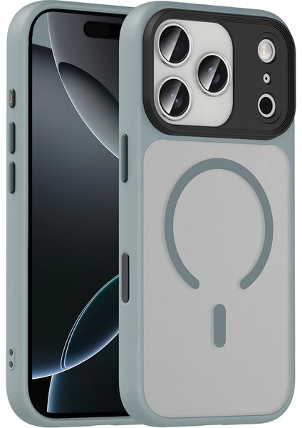 Apple Iphone 17 Pro Max Kılıf Mat Arka Yüzey Wireless Şarj Özellikli Flet Magsafe Kapak fiyatları