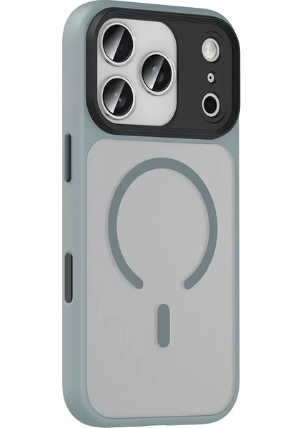 Apple Iphone 17 Pro Max Kılıf Mat Arka Yüzey Wireless Şarj Özellikli Flet Magsafe Kapak modelleri