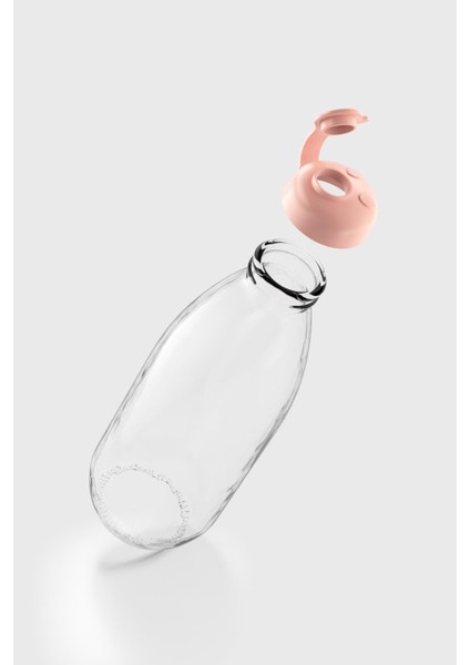 Milky 1000 ml Cam Şişe 181009 Pastel Pembe modelleri