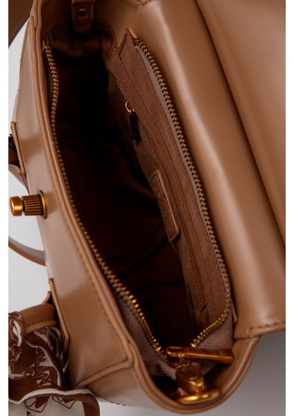 Küçük ve Şık Uzun Askılı Kadın Omuz ve El Çantası 930459 Kahve fırsatları