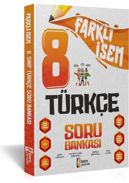 2024 Farklı 8. Sınıf Türkçe Soru Bankası