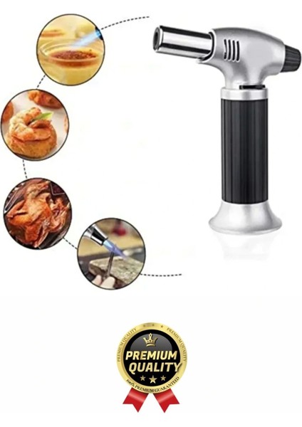 Profesyonel 1300 Derece Sıcaklık Veren Kamp Mangal Tatlı Kömür Gaz Doldurulabilir Alev Pürmüz Çakmak fiyatları