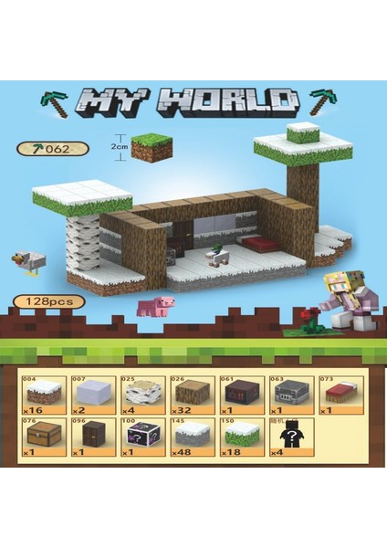 Manyetik Dünyam Küp Paket Yapı Taşları Dıy Manyetik Oyuncaklar Puzzle Çocuk Puzzle Modeli (Yurt Dışından)