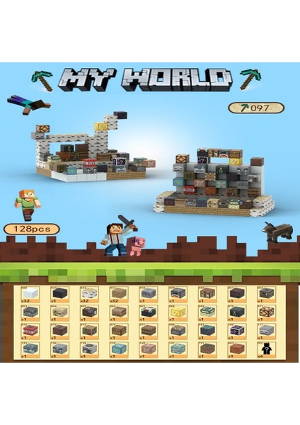 Manyetik Dünyam Küp Paket Yapı Taşları Dıy Manyetik Oyuncaklar Puzzle Çocuk Puzzle Modeli (Yurt Dışından)