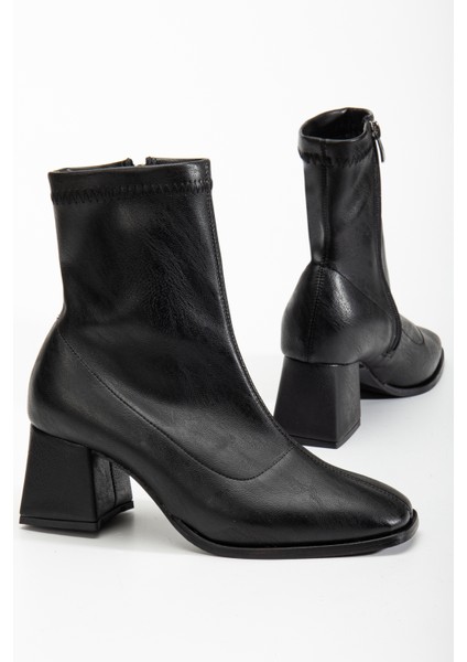 Sandra Streç Bot Siyah indirimleri