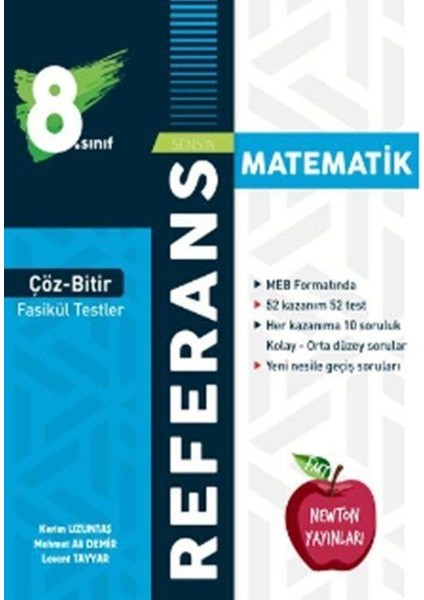 LGS 8. Sınıf Referans Çöz Bitir Fasikül Testler Matematik