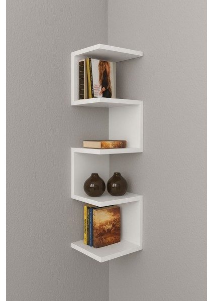 Zen Köse Duvar Rafı %100 Mdf