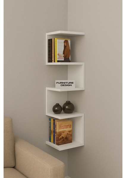 Zen Köse Duvar Rafı %100 Mdf modelleri