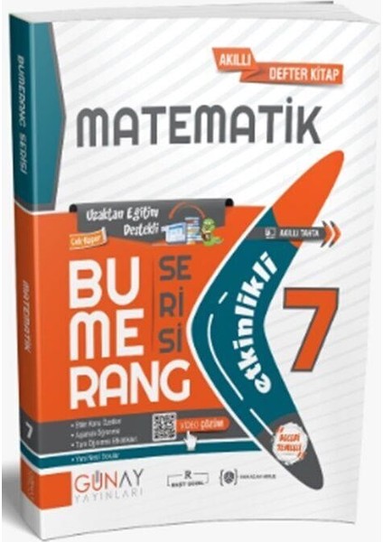 Gün&Ay Yayınları Bumerang Matematik Etkinlikli Kitap