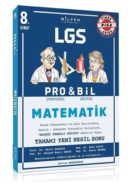 8. Sınıf Matematik 8 Pro&Bıl Soru Bankası