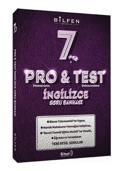 7. Sınıf İngilizce Pro&Test Soru Bankası