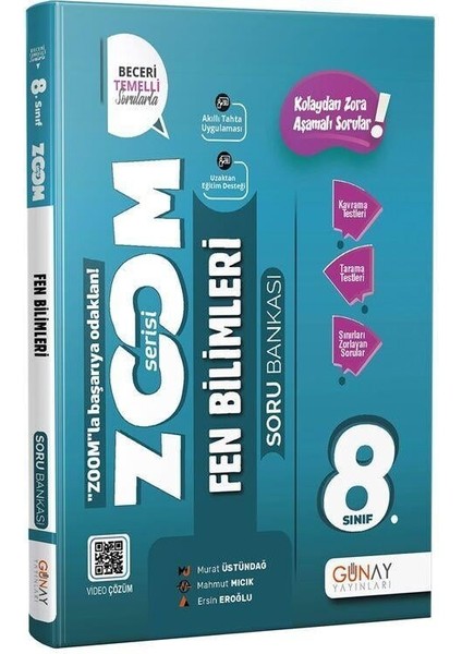 8. Sınıf LGS Yeni Zoom Fen Bilimleri Soru Bankası