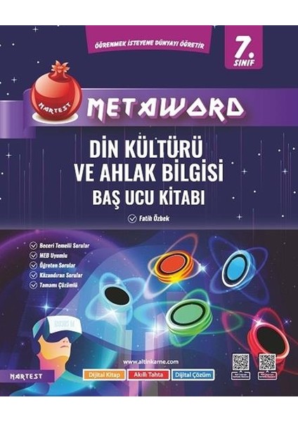 7. Sınıf Metaword Din Kültürü ve Ahlak Bilgisi Baş Ucu Kitabı