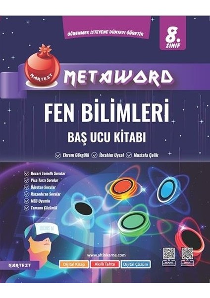 8. Sınıf LGS Metaword Fen Bilimleri Baş Ucu Kitabı