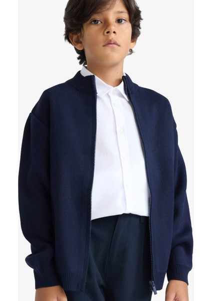 Erkek Çocuk Yarım Fermuarlı Hırka F0817A825AU