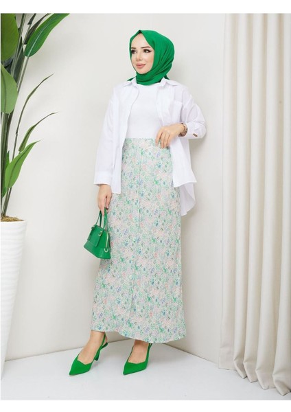 Viskon Penye Etek Yeşil fırsatları