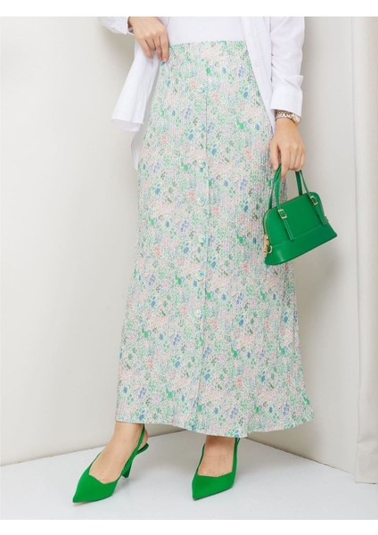 Viskon Penye Etek Yeşil indirimleri